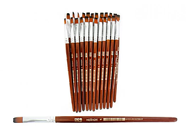 Пензлик нейлон ПЛОСКИЙ "Neo Line" №4