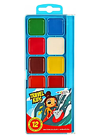 Фарби акварельні "ГАММА-Н" ПЛАСТ "TRAVEL KIDS" 12кольорів (312084/ТК)