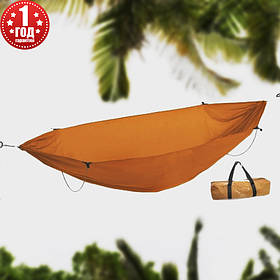 Гамак із дугами без перекидання Naturehike, жовтогарячий