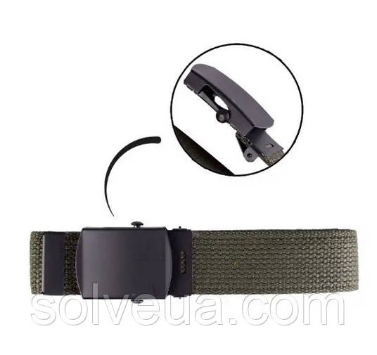 Ремінь Mil-Tec One Size олива 130 см (13110201).solve, фото 1