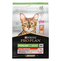 Сухой корм для стерилизованных кошек и кастрированных котов с лососем Purina ProPlan 10 кг