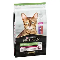 Сухой корм Purina Pro Plan для стерилизованных кошек и кастрированных котов с уткой и печенью, 10 кг