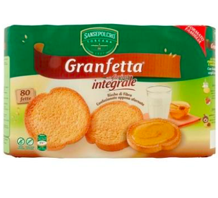 Гренки Sansepolcro Granfetta Integrale 600г