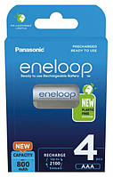 Аккумуляторы PANASONIC ENELOOP NI-MH HR03/AAA 800 mAh 4 шт