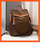 Рюкзак дівчина Нейлонова тканина Модний новий фасон Міський рюкзак шкільної сумки для покупок гурт, фото 2