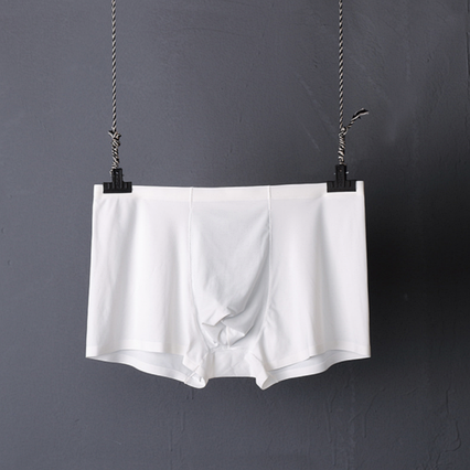 Труси боксери 3D безшовні тонкі ROGRDNAN білий