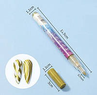 Акриловая 3D ручка / маркер - водостойкий, для росписи и дизайна ногтей Золото