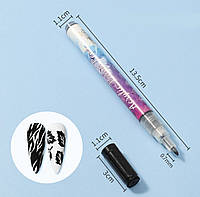 Акриловая 3D ручка / маркер - водостойкий, для росписи и дизайна ногтей Черный