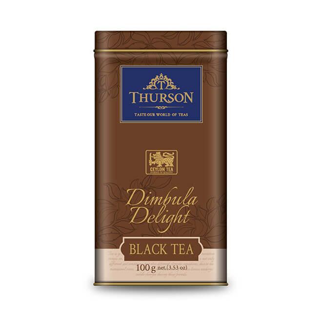 Чай Thurson Dimbula Delight чорний розсипний цейлонський 100 грамів у жерстяній банці, фото 1