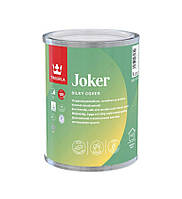 Tikkurila Joker - стійка до миття екологічна матова інтер'єрна фарба (База А), 0,9 л