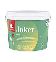 Tikkurila Joker - стойкая к мытью экологичная матовая интерьерная краска (База А), 2,7 л