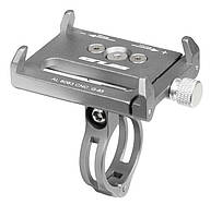 Тримач телефона GUB G-86 AL на кермо 3.5-6.2" Сірий ORG