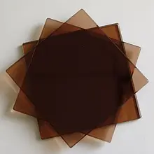 Скло триплекс 4+4 гартована бронза (коричневе)
