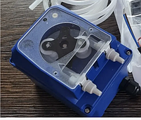 Трубка шланг ø 8 мм x ø3 мм (silicone, PTFE) з штуцерами для дозатора насоса SEKO PER 0.7 (0S2122, 0L5079), фото 3