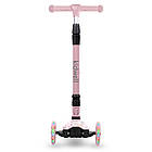 Самокат дитячий триколісний для дівчаток рожевий з підсвічуванням коліс складаний Kidwell Vento Unicorn, фото 3