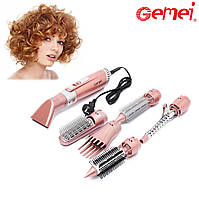 Фен професійний для укладання волосся Gemei GM-4831 2200W 6в1 фен сушка для домашнього використання
