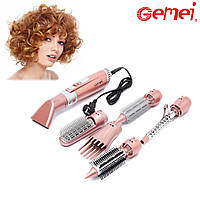 Фен профессиональный для укладки волос Gemei GM-4831 2200W 6в1 фен сушка для домашнего использования (SH)