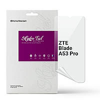 Защитная пленка для ZTE Blade A53 Pro (Противоударная гидрогелевая. Anti-Blue)