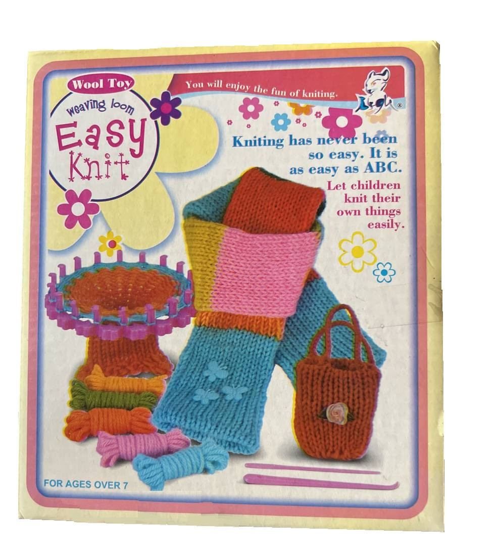 Дитячий набір для в'язання 215, дитяча творчість, в'язання гачком, плетіння з ниток, рукоділля, фото 1