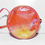 Дитяча сумочка червона з єдиноріжком у паєтки, фото 2