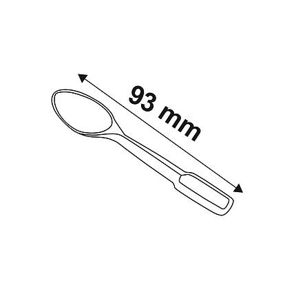 Ложка для морозива БІО з кукурудзяного крохмалю - Amelon (100шт.уп.), 10уп/ящ, фото 2