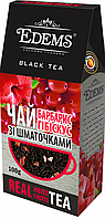 Чай черный Edems с кусочками Барбарис Гибискус 100 г