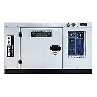 Генератор дизельный PROFI-TEC PE-10000SSDE Super Silent (9 кВА, 7 кВт, 220В, электростартер, 100% медь)