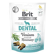 Brit Care Dog Snack Dental 150г з олениною та розмарином ласощі для собак Бріт Кеа Дентал