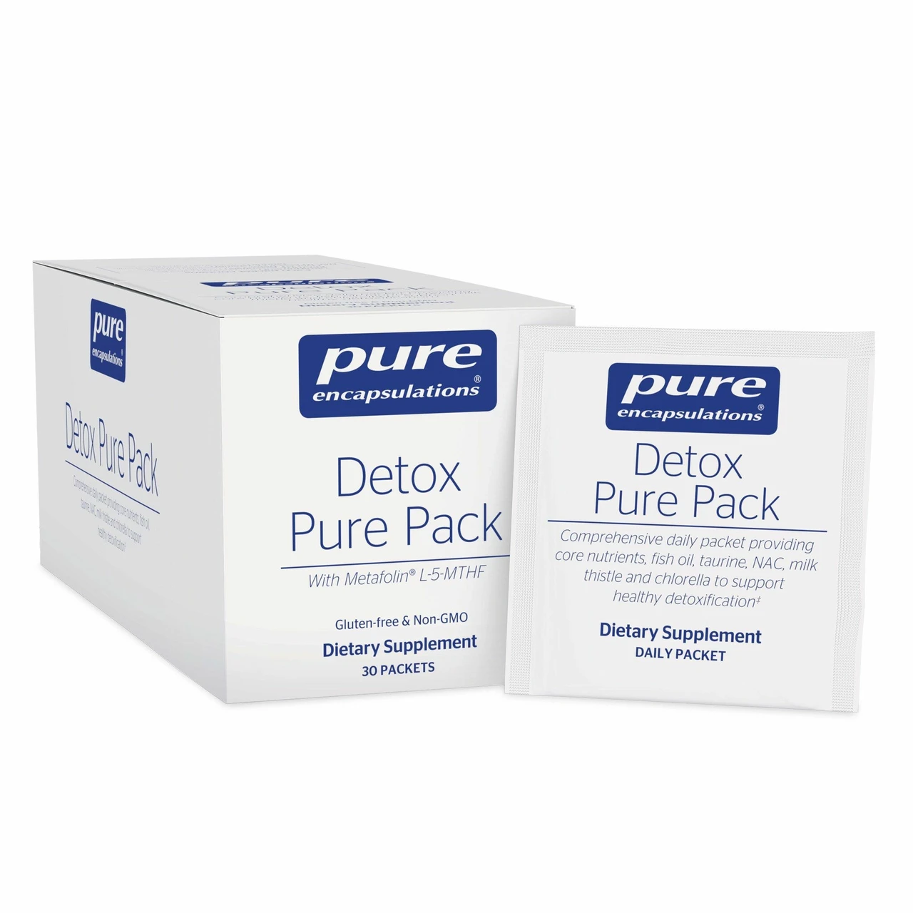 Детокс Чистий, Detox Pure Pack, Pure Encapsulations, 30 пакетів BX552, фото 1