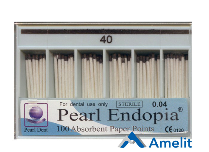 Штифти паперові 0.4 кон., №40 (Pearl), 100 шт./пак.