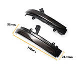 Повторювачі поворотів динамічні Volkswagen Fox GOL G5 G6 G7 Polo Golf MK 4.5 Vento Jetta Passat CrossFox, фото 2