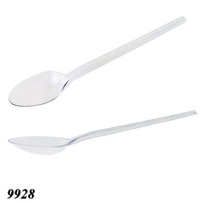 Ложка одноразова Преміум прозора 16.5 см (100шт)