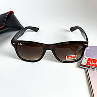 Очки Солнцезащитные Рей Бен Ray Ban Wayfarer RB2140 22 Коричневый Градиент (Osale)