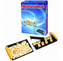 ОРИГІНАЛ! Настільна гра Rummikub (Руммікуб: Дорожня версія в пластиковому кейсі) + правила УКРАЇНСЬКОЮ, фото 3
