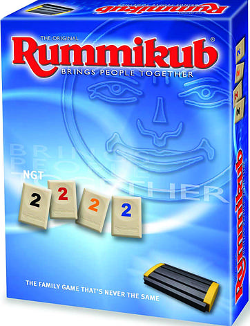 ОРИГІНАЛ! Настільна гра Rummikub (Руммікуб: Дорожня версія в пластиковому кейсі) + правила УКРАЇНСЬКОЮ, фото 1