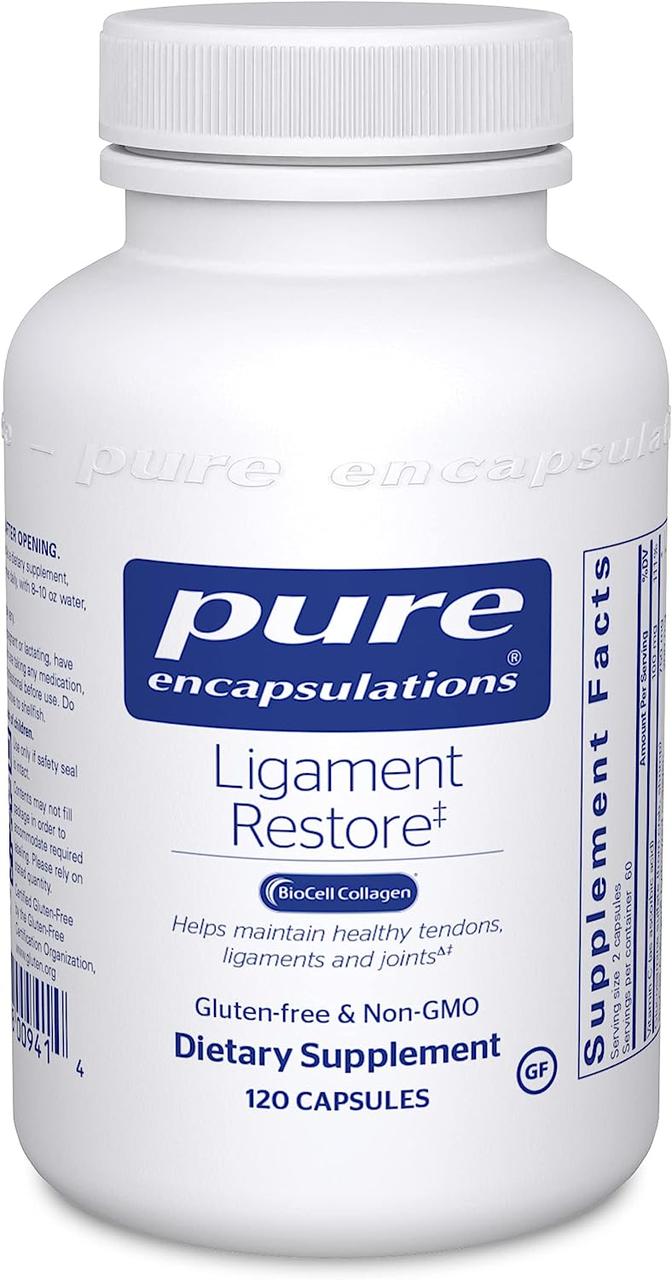 Відновлення зв'язок, Ligament Restore, Pure Encapsulations, 120 капсул BX999