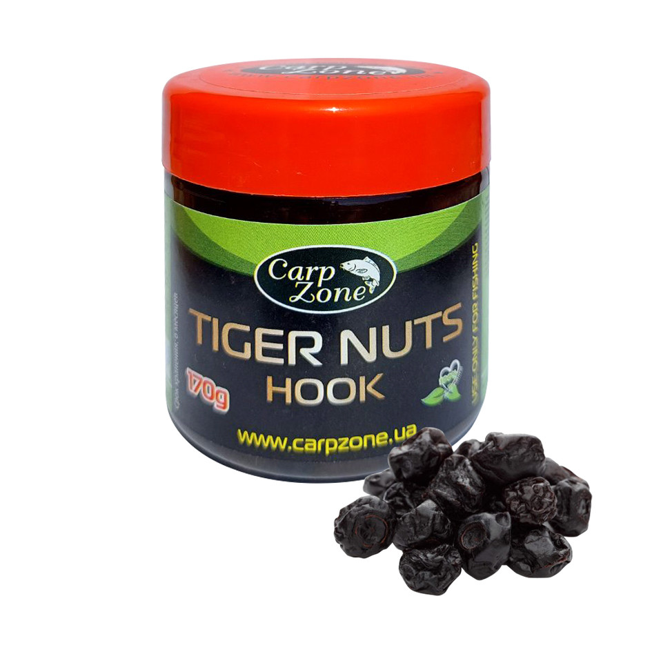 Насадковий чорний Тигровий горіх CarpZone Hook Tiger Nut Black 170g, фото 1