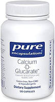 Кальций-D-глюкарат, Calcium-D-Glucarate, Pure Encapsulations, 120 капсул