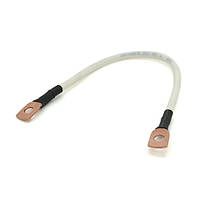 Кабель для з'єднання АКБ (перемичка) довж 30см , провід мідний ПВ-3, 16мм2 з клемами М8(мідь)