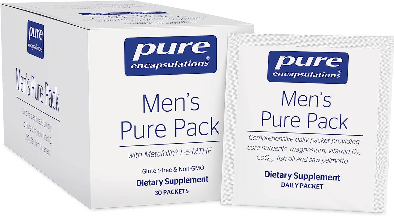 Pure Encapsulations Men's Pure Pack / Мультивітаміни для чоловіків 30 пакетів., фото 1
