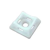 Майданчик для кабельних стяжок  29*29мм білий