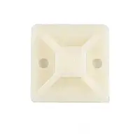 Площадки під хомут 12,5*12,5мм самоклейкі, білі