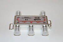 Splitter 4-way Germany + 5шт.F у картон. упаковці HQ