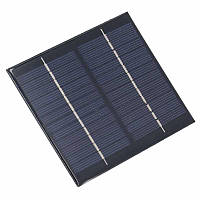 Сонячна панель 1,5Вт 12В DIY, 115x90 мм з кабелем