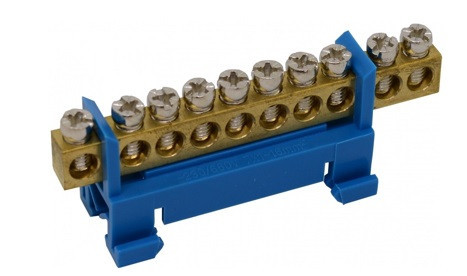 Шина нульова 15 отворів