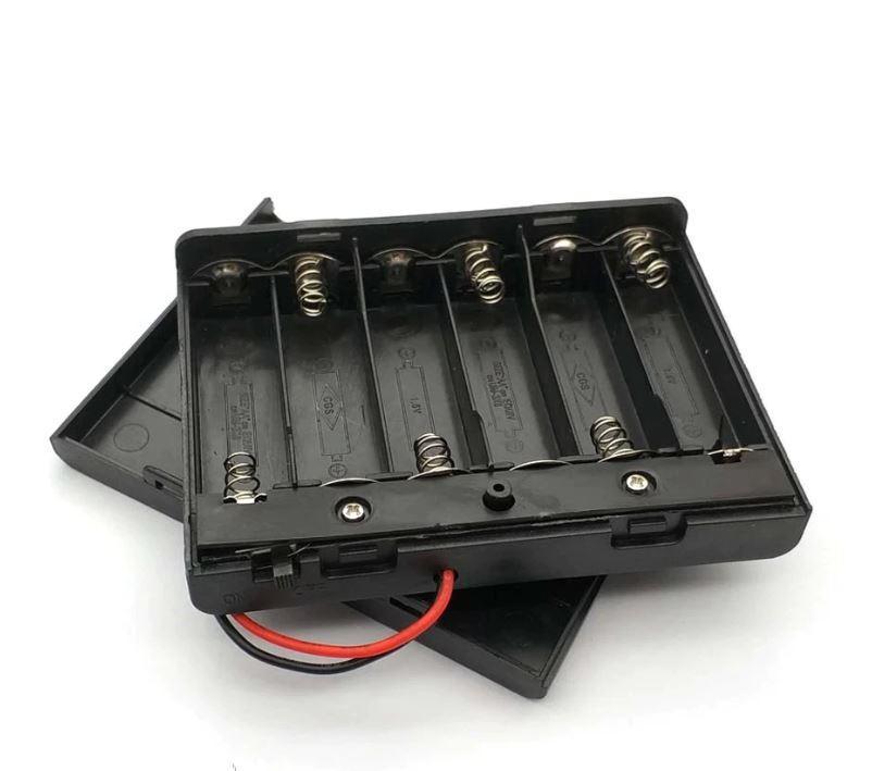 Відсік для батарей 6х АА з кришкою