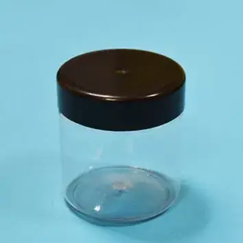 15 шт банка 150 мл (герметична гвинтова кришка) ПЕТ 150/63 пластикова упаковка