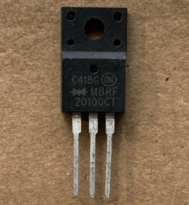 Діод Шоттки подвійний MBRF20100CTG