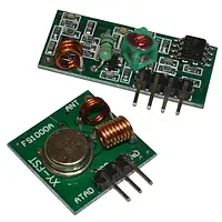 Модуль 433.92MHz передавач + надрегеніративний приймач