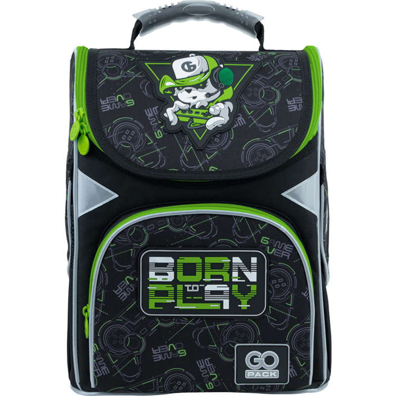 Рюкзак шкільний каркасний GoPack Gamer Time GO22-5001S-8